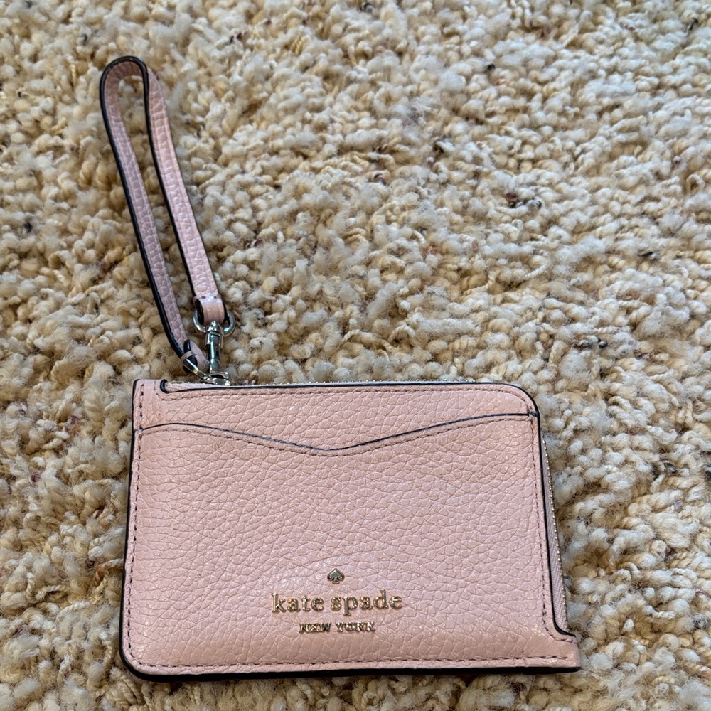 Kate Spade Blush Leather Card Holder